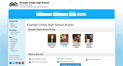 Desktop Screenshot of evanderchildshighschool.org