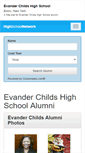 Mobile Screenshot of evanderchildshighschool.org